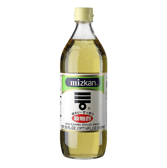 Sushi Reiswein-Weizenessig, 4,2% Säure, Mizkan, 900 ml - Japanischer Essig aus Weizenalkohol, Sake-Trester und Reis, mit Malz- und Honignote, unverzichtbar für Sushi-Reis