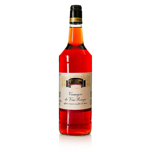 Percheron Rotwein-Essig mit 7% Säure, hergestellt aus trockenem Rotwein, ideal für Vinaigrettes und zum Marinieren von Braten