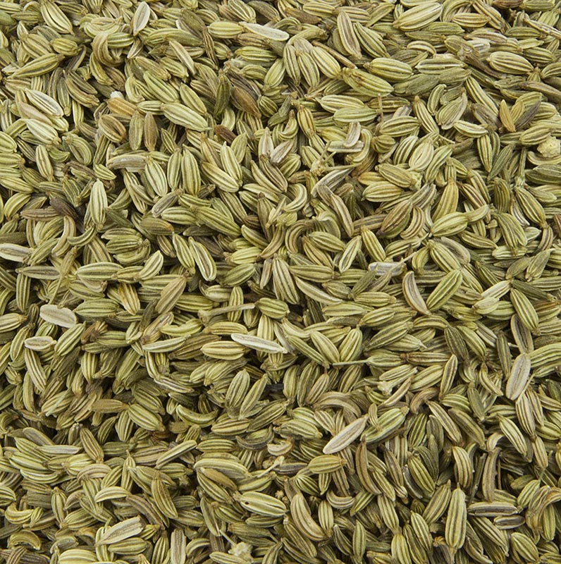 Fenchelsamen, ganz, 1 kg - Verwendung als Gewürz oder Tee mit mildem, süßlichen Geschmack, ideal für Liköre, Back- und Einmachgewürz sowie Fischgerichte