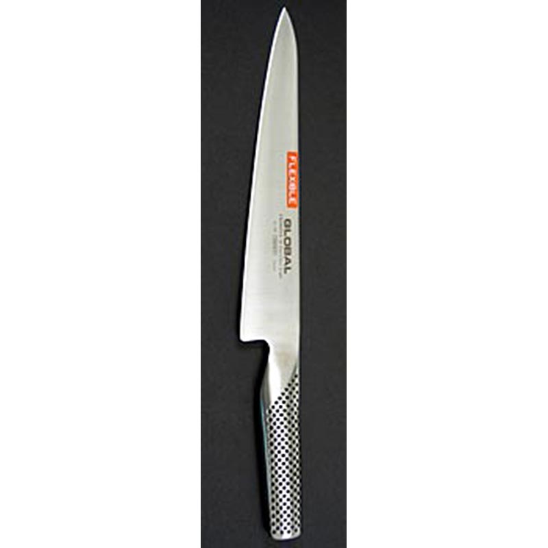 Global G-20 Filetiermesser, flexibel, 21cm, 1 St - Hochwertiges flexibles 21cm Filetiermesser von Global, ideal zum präzisen Filetieren von Fisch, 1 Stück