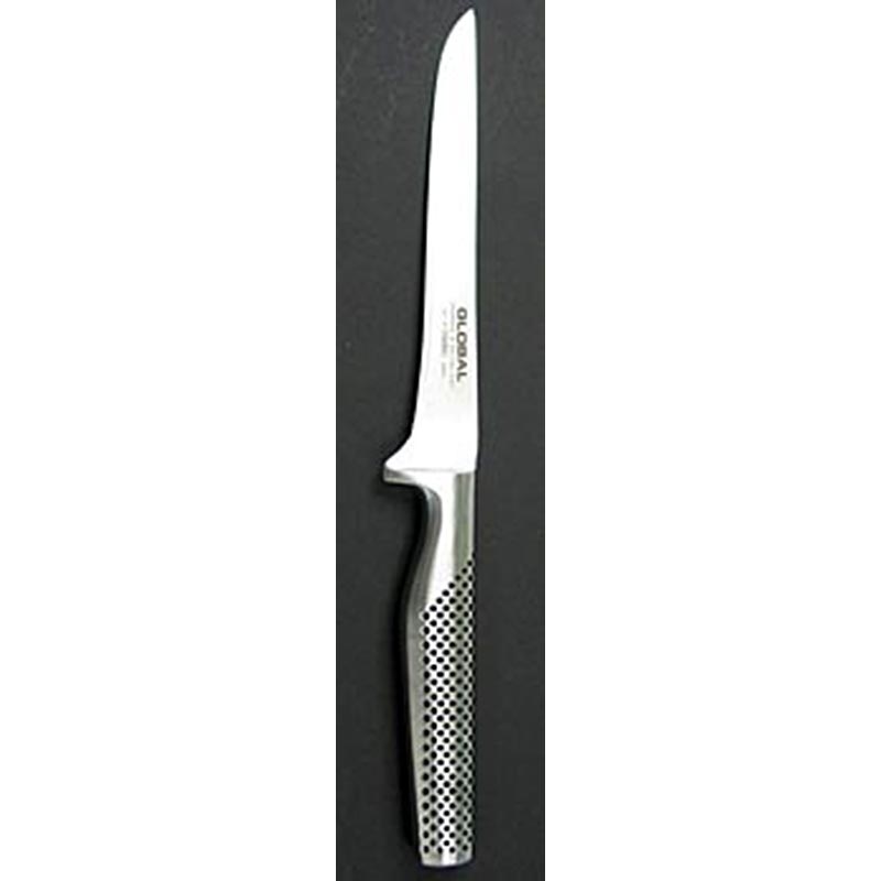 Global GF-31 Ausbeinmesser, geschmiedet, 16cm, 1 St - Hochwertiges Messer zum Auslösen von Fleischstücken Entwickelt für Profiköche mit langer Haltbarkeit und perfekter Balance