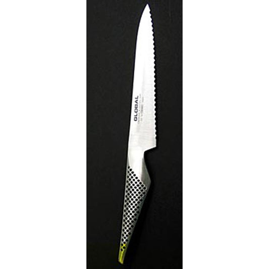 Global GS-14 Brötchenmesser, 15cm, 1 St - hochwertiges und langlebiges Messer für das Schneiden von Brötchen