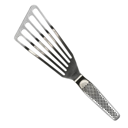 Global GS-27 Bratenwender, leicht geschwungen, 15cm, 1 St - hochwertiger Edelstahl Bratenwender für die Küche
