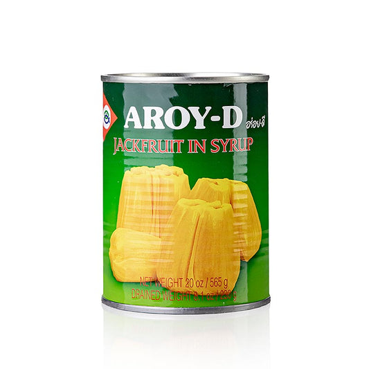 Jackfruit in Sirup, 565 g - Eingelegte Jackfrüchte, süß und saftig, für Fruchtsalate und Eis verwendet