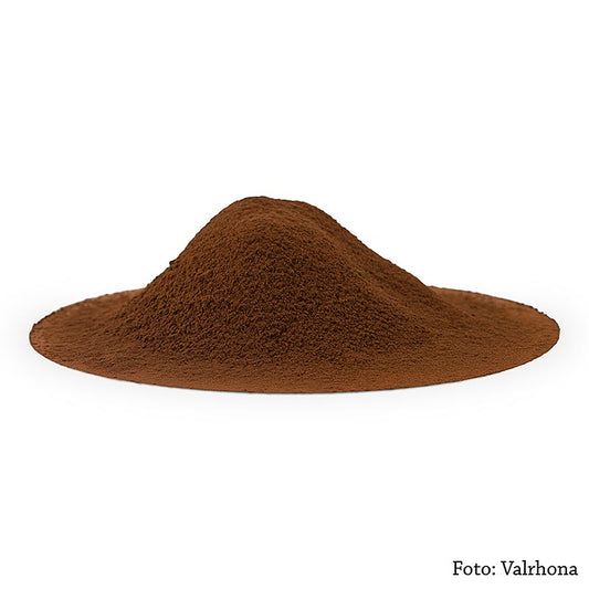 Kakaopulver, schwach entölt, 20-22% Kakaobutter, Valrhona, 3 kg - Hochwertiges schwach entöltes Kakaopulver mit 20-22% Kakaobuttergehalt von Valrhona, in einer 3 kg Verpackungseinheit
