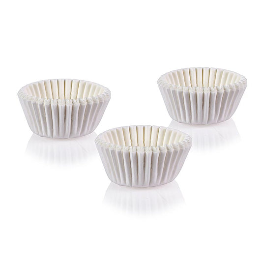 Papier Kapseln für dekoratives Anrichten von Pralinen, Petits-Fours und Gebäck Maße: ø 25/32mm, 16mm hoch, 1000 Stück