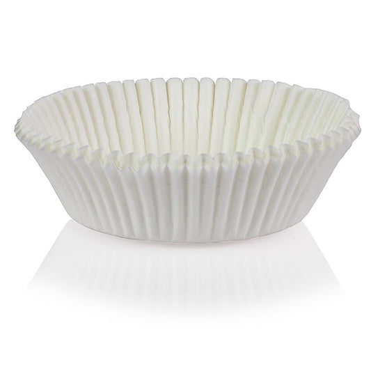 Dekorpapierkapseln für die dekorative Präsentation von kleinen Leckereien wie Pralinen, Petits-Fours und Gebäck, mit einem Durchmesser von 65mm oben, 60mm unten und einer Höhe von 25mm
