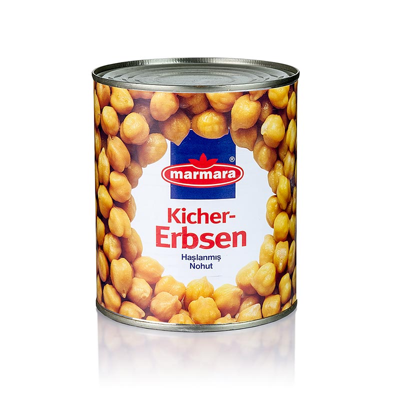 Kichererbsen in Salzlake, Marmara, 800 g - Eingelegte Kichererbsen, ideal als Beilage für Fleischgerichte oder in Salaten
