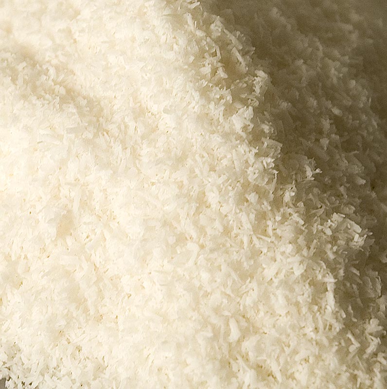Geraspelte Kokosnuss in mittlerer Konsistenz, 1 kg - hochwertiges Kopra mit mild-nussigem Aroma, ideal für Backwaren und exotische Gerichte