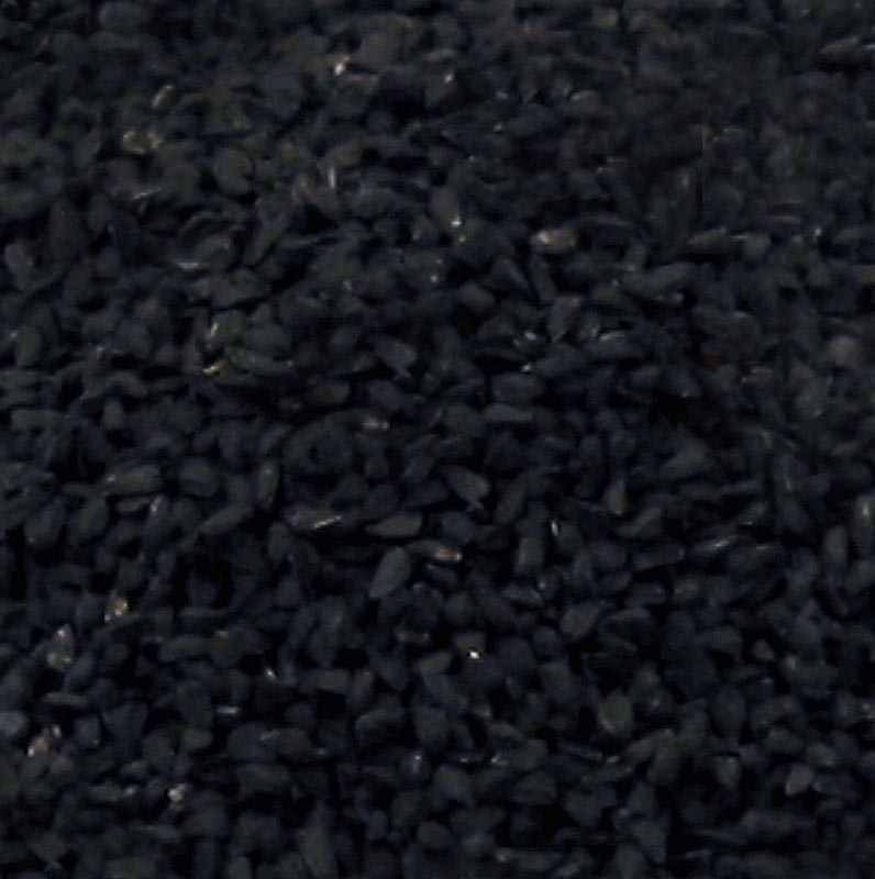 Schwarzkümmel/Zwiebelsamen/Nigella, 1 kg - Schwarzkümmel, auch bekannt als Zwiebelsamen, stammt von der Nigella-Pflanze und wird hauptsächlich in Indien kultiviert Die kleinen schwarzen Samen werden zum Würzen von Gemüsegerichten, Hülsenfrüchten, Salaten und Geflügel verwendet, und können auch zum Bestreuen von türkischem Brot genutzt werden In Deutschland ist Nigella auch als Jungfer im Grünen bekannt