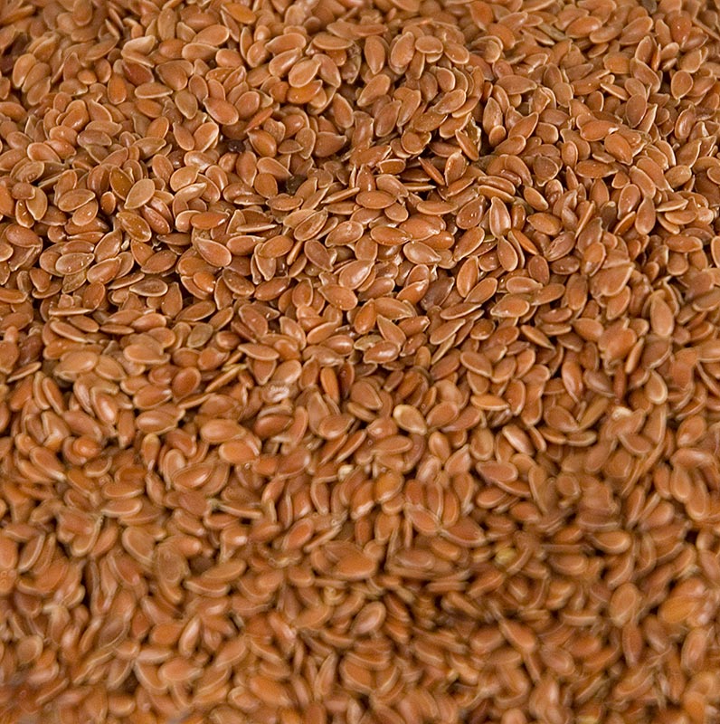 Braune Leinsamen, 1 kg, bekannt für verdauungsunterstützende Eigenschaften, nussiger Geschmack und leichte Bitternoten, ideal für Müsli und Brot