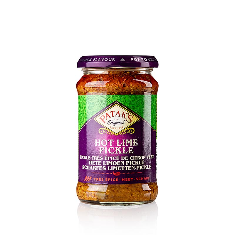 Hot Lime Pickle, scharfes Limetten Pickle, Patak´s, 283 g