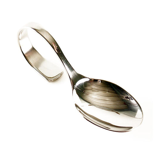 Happy Spoon - ideale Servieridee für Amuse Bouche, mit dekorativ gebogenem Stiel, edle Art, Petit Fours und Fingerfood anzubieten