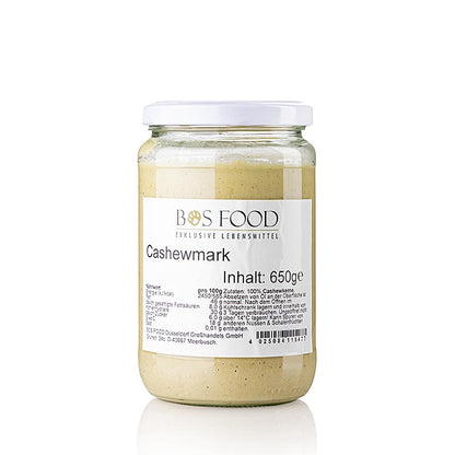 BOS FOOD Pasta di anacardi, 650 g