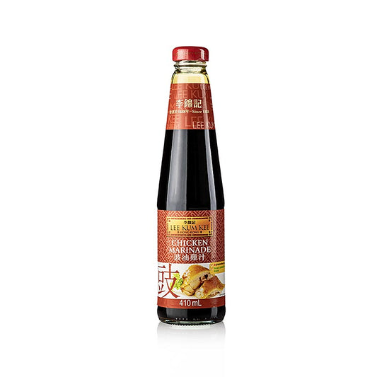 Lee Kum Kee Chicken Marinade, 410 ml - ideal zum Marinieren von Geflügel und Würzen von Nudel- und Reisgerichten, hergestellt aus Zucker, Wasser, Sojasauce, modifizierter Stärke und Austernextrakt