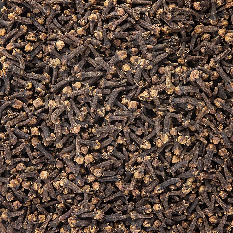 Gewürznelken, ganz, 1 kg - Getrocknete Blütenknospen des Gewürznelkenbaums zum Würzen von Schinken, Kompott, Marinaden und zum Aromatisieren