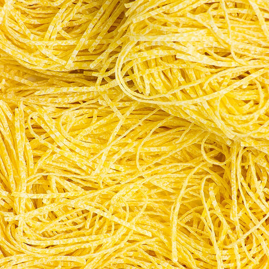 De Cecco Taglierini mit Ei, No105, 3 kg, 12 x 250g - lange, dünne Nudeln aus Italien, vielseitig verwendbar in verschiedenen Rezepten und Saucen, perfekt als Einlage in Brühen oder mit Hühner-, Wild-, Fisch- oder Meeresfrüchtesaucen