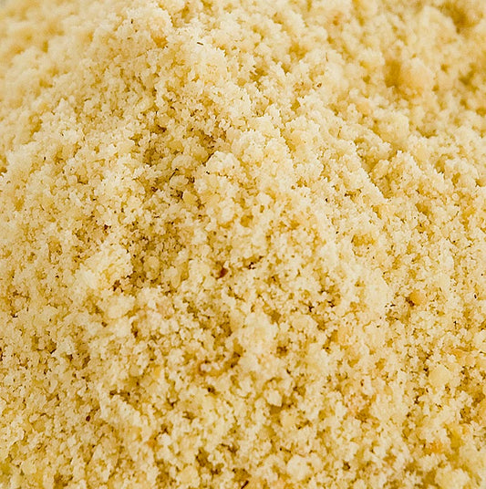 Fein gemahlener Haselnussgrieß aus blanchierten und geschälten Haselnüssen, ideal für Gebäck, Kuchen, Patisserie und herzhafte Küche, 1 kg Packung