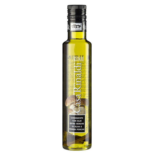 Natives Olivenöl Extra, Casa Rinaldi mit Steinpilz aromatisiert, 250 ml - Ideales Olivenöl zum Würzen von Pilzgerichten, Salaten und Risottos