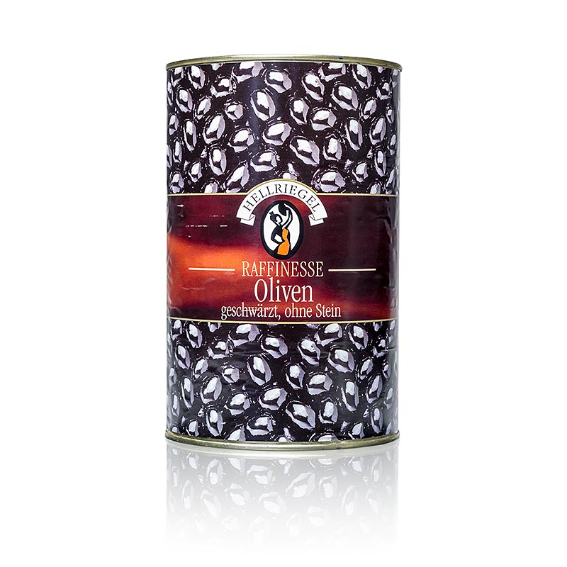 Hellriegel - Olive nere, snocciolate, annerite, in salamoia, 4,3 kg