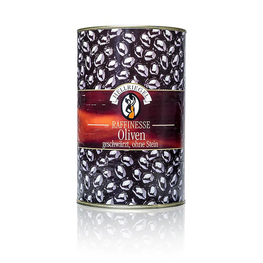 Hellriegel - Olive nere, snocciolate, annerite, in salamoia, 4,3 kg