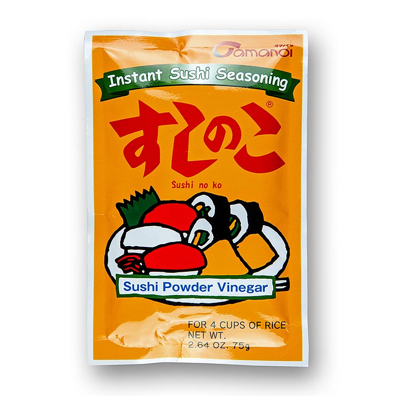 German: Osushi Mix - Sushi-Essigpulver, von Mitsukan, 75 g Hochwertiges Produkt für die Zubereitung von köstlichem Sushi zu Hause