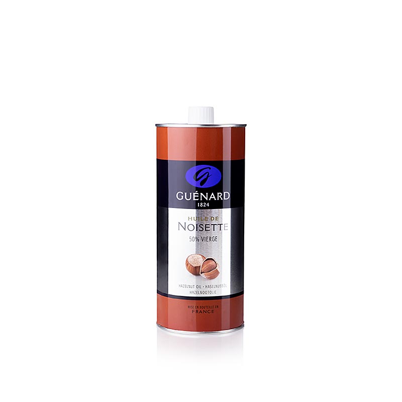 Haselnussöl 50/50 von Guénard, 500 ml, aus gepressten Haselnüssen mit würzigem, nussigem Geschmack