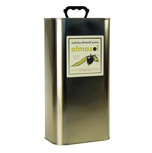 Natives Olivenöl Extra Almasol, 0,2% Säure, Feinschmecker 2012, 5 l - kaltgepresstes, naturbelassenes Olivenöl aus der Region Cordoba, schonend hergestellt, mit unverwechselbar frischem und delikat-fruchtigem Geschmack Auch in 500ml erhältlich