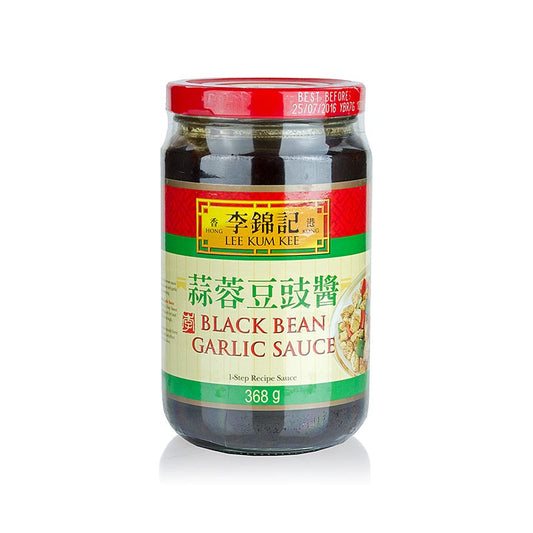 Schwarze Bohnen Paste mit Knoblauch, ideal zum Verfeinern von Fleischgerichten