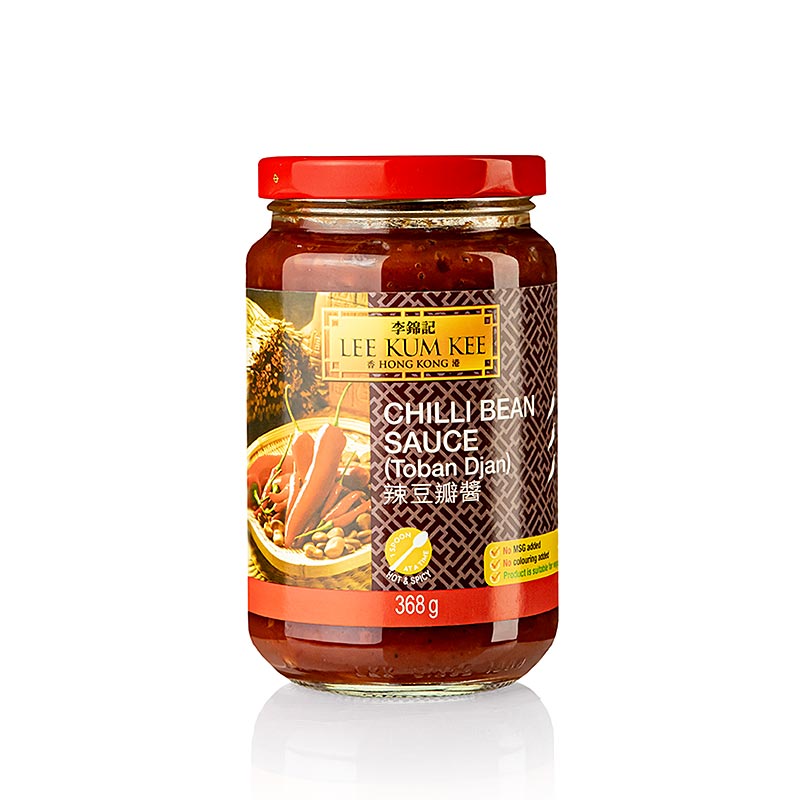 Sojabohnenpaste/-sauce - Toban Djan, hot/scharf, 368 g