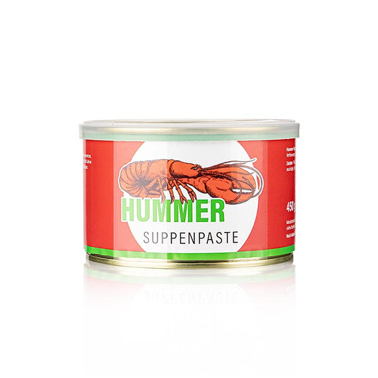 Hummer Suppen Paste, 450 g - Basis aus Hummerschalen, tierischem Fett, Gewürzen und Aromen für die Herstellung von Hummersuppen