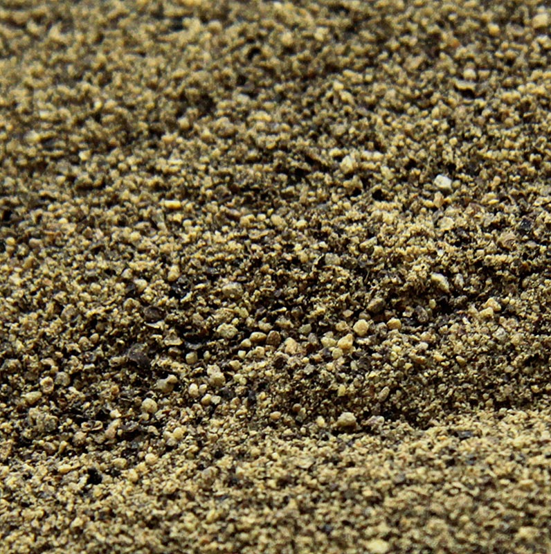Gemahlener schwarzer Pfeffer, 1 kg, unreif gepflückt und bei mäßiger Temperatur getrocknet, für deftige Eintöpfe, Steaks, Saucen und Gemüsegerichte Würziges Aroma