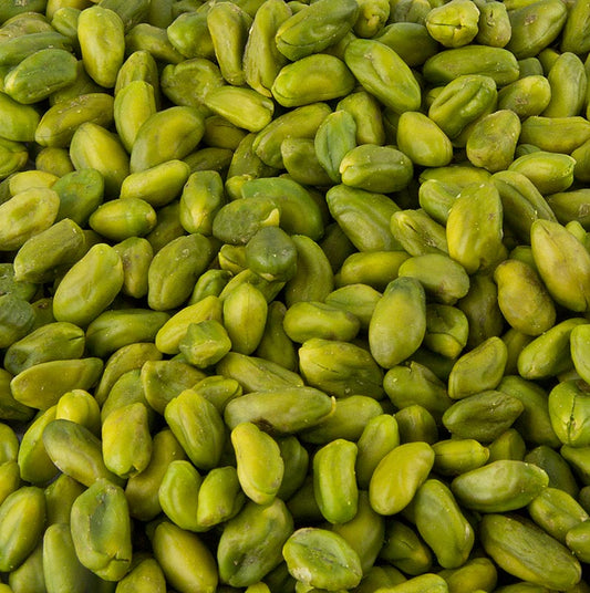 Pistazien, geschält, hellgrün, Küchenqualität, 1 kg - Aromatische und süße Nusskerne, ideal für Feingebäck und Pralinen
