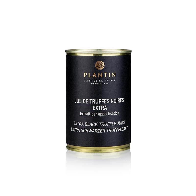 Wintertrüffel-Jus extra - konzentriert, Frankreich, 400 ml: Stark reduzierter Saft aus Wasser, Trüffelextrakten und Salz, ideal für Saucen, Fonds und Pasteten, mit dem intensiven Aroma von schwarzen Pèrigord-Trüffeln, hergestellt aus Trüffeln von Januar, Februar und März