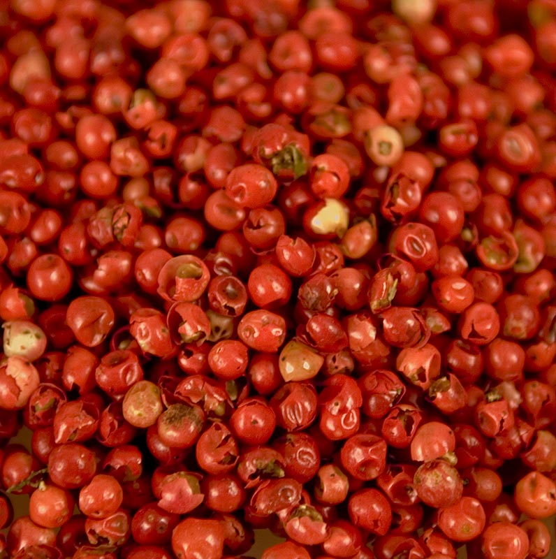 Getrocknete Rosa Pfeffer - Schinus-Beeren, 1 kg - mildes, süßes Aroma, ideal für milde Gewürze und als Ersatz für Wacholder