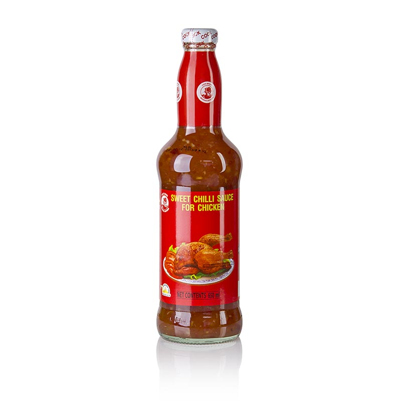 Gold Label Cock Brand Chili-Sauce für Geflügel, süßlich-scharfer Geschmack, 650 ml