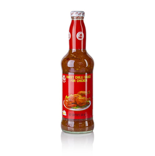 Gold Label Cock Brand Chili-Sauce für Geflügel, süßlich-scharfer Geschmack, 650 ml