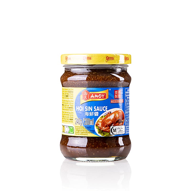 Hoi Sin Sauce, Amoy, 240 g - Vielseitige Sauce für Fleischmarinaden, Dips und Pfannengerichte mit reichhaltigem, süßem und leicht scharfem Geschmack, unverzichtbar in der asiatischen Küche