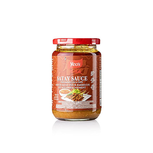 Salsa di arachidi Satay, per spiedini di sate, Yeo's, 250 ml