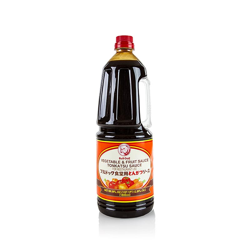 Tonkatsu Sauce, Würzsauce, genetisch veränderte Zutaten, Bulldog, 1,8 l - Herzhaft-fruchtige Würzsauce für Tonkatsu und Fleischgerichte