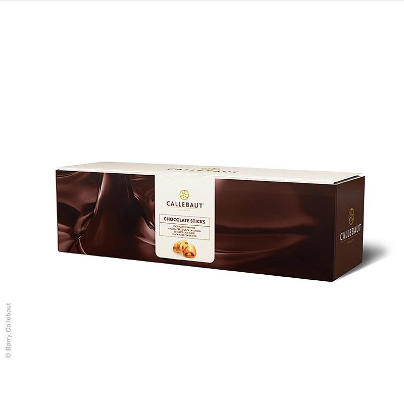 Köstliche Zartbitterschokoladenstäbe von Callebaut, ideal zum Schmelzen, Hacken oder Dekorieren, 44% Kakao, 8cm, 1,6 kg, ca 300 St