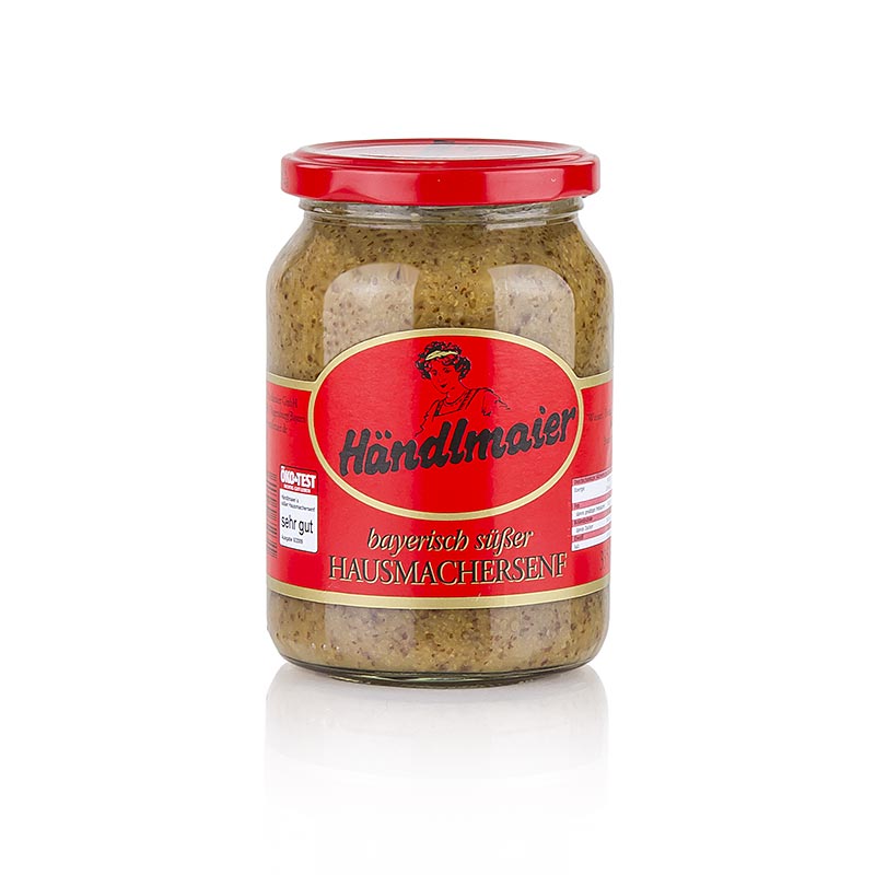 Händlmaier - Süßer Hausmachersenf, 335 ml - Bayerisches Original, hergestellt von Johanna Händlmaier, perfekt zu Weißwürsten