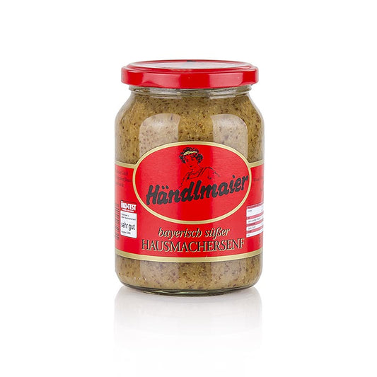 Händlmaier - Süßer Hausmachersenf, 335 ml - Bayerisches Original, hergestellt von Johanna Händlmaier, perfekt zu Weißwürsten
