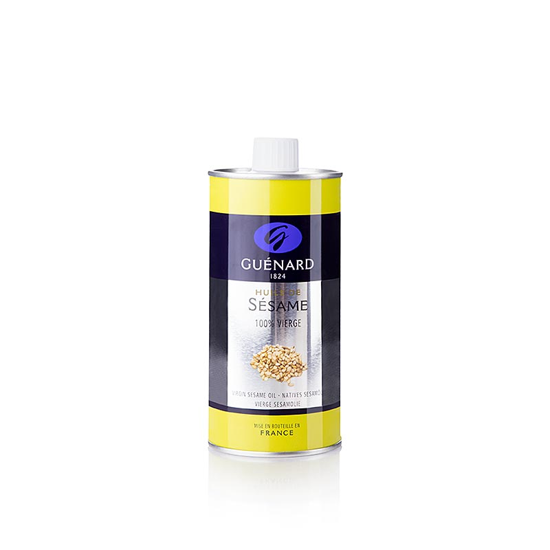 Nussiges, würziges Guénard Sesamöl, hell, 500 ml, ideal zum Backen und für asiatische Gerichte Geeignet für Rohkost und als ideale Fettzufuhr für den Körper
