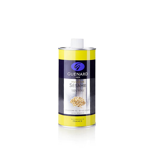 Nussiges, würziges Guénard Sesamöl, hell, 500 ml, ideal zum Backen und für asiatische Gerichte Geeignet für Rohkost und als ideale Fettzufuhr für den Körper