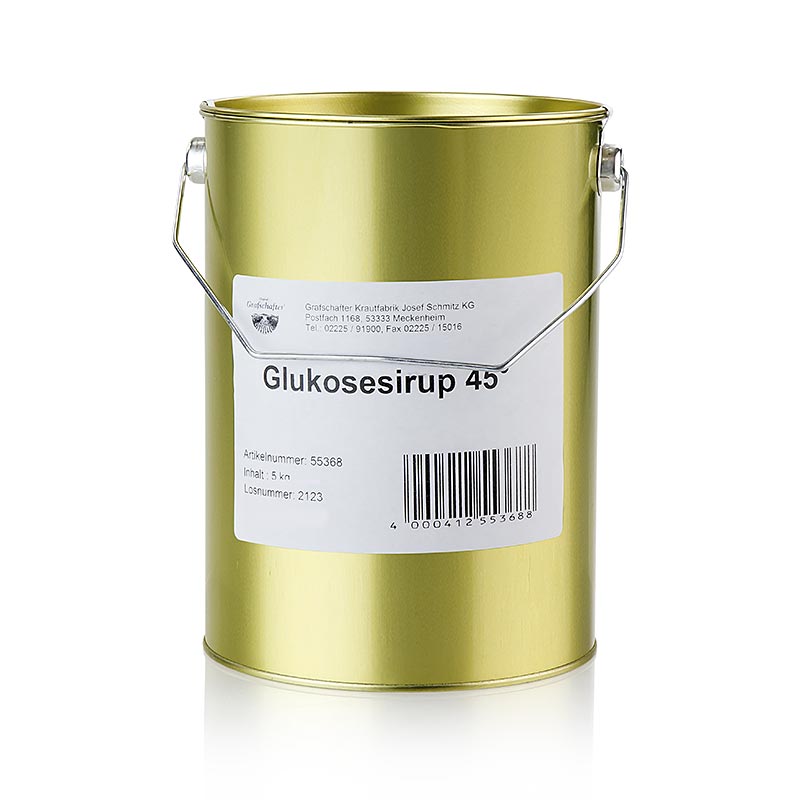 Glukosesirup 45° - Bonbonsirup, 5 kg: Wichtiger Rohstoff für Süßwaren, Marmeladen, Feinbäckerei und Speiseeis
