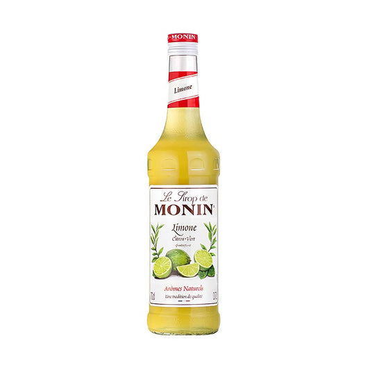 Monin Limonen Sirup, 700 ml - Hochwertiger Sirup für Cocktails, Desserts, Kuchen und aromatisierten Kaffee mit hoher Konzentration und guter Ergiebigkeit, mit dem frischen Geschmack von Limonen