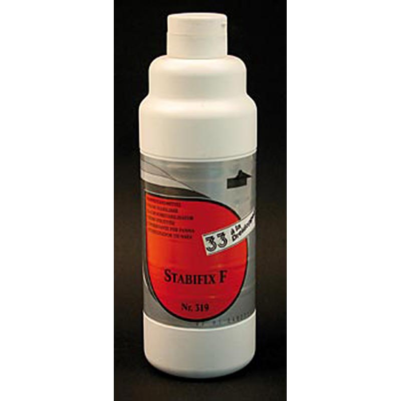 Stabifix F - Sahnestandmittel, flüssig, 1 l - Flüssiges Sahnestandmittel, das 10 bis max 70g für 1 l Sahne benötigt