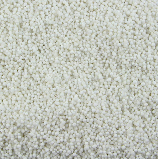 Tapiokaperlen, weiß, ø ca 2mm, 400 g - Produktbild für die Zubereitung von Tapioka als beliebtes Bindemittel zum Andicken von Süßspeisen Einfache Handhabung im Vergleich zu Mehl Anleitung: Perlen einzeln in wallendes Wasser oder Sauce (Frucht) geben und ca 15 Minuten langsam köcheln lassen Anschließend aus dem Fond nehmen und in kaltes Wasser oder Saft geben, wenn einzeln gewünscht