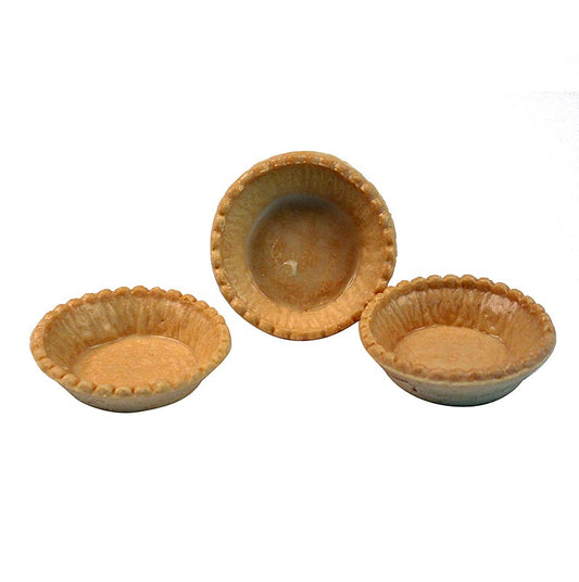 Runde Snack-Tartelettes Ø 7cm, hell, salzig, perfekt für herzhafte Füllungen und als Partysnack geeignet, 1,93 kg, 140 Stück